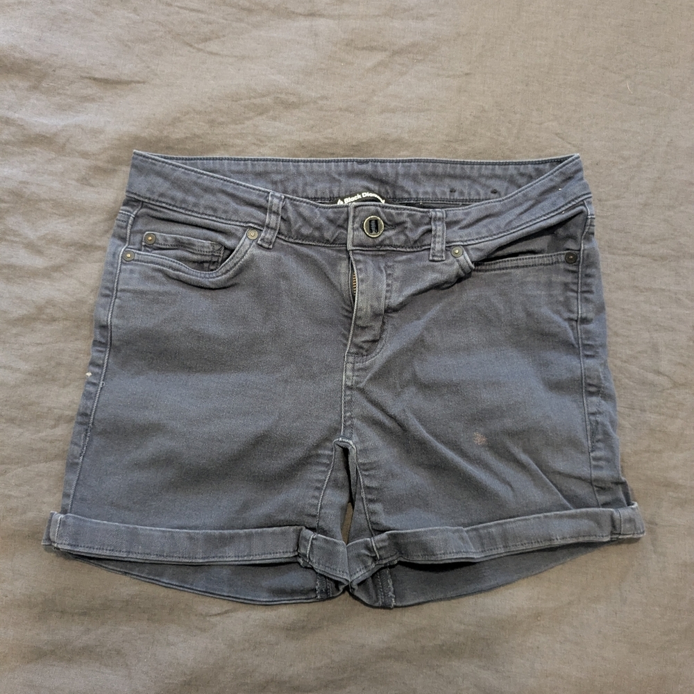 Black Diamond Denim Shorts